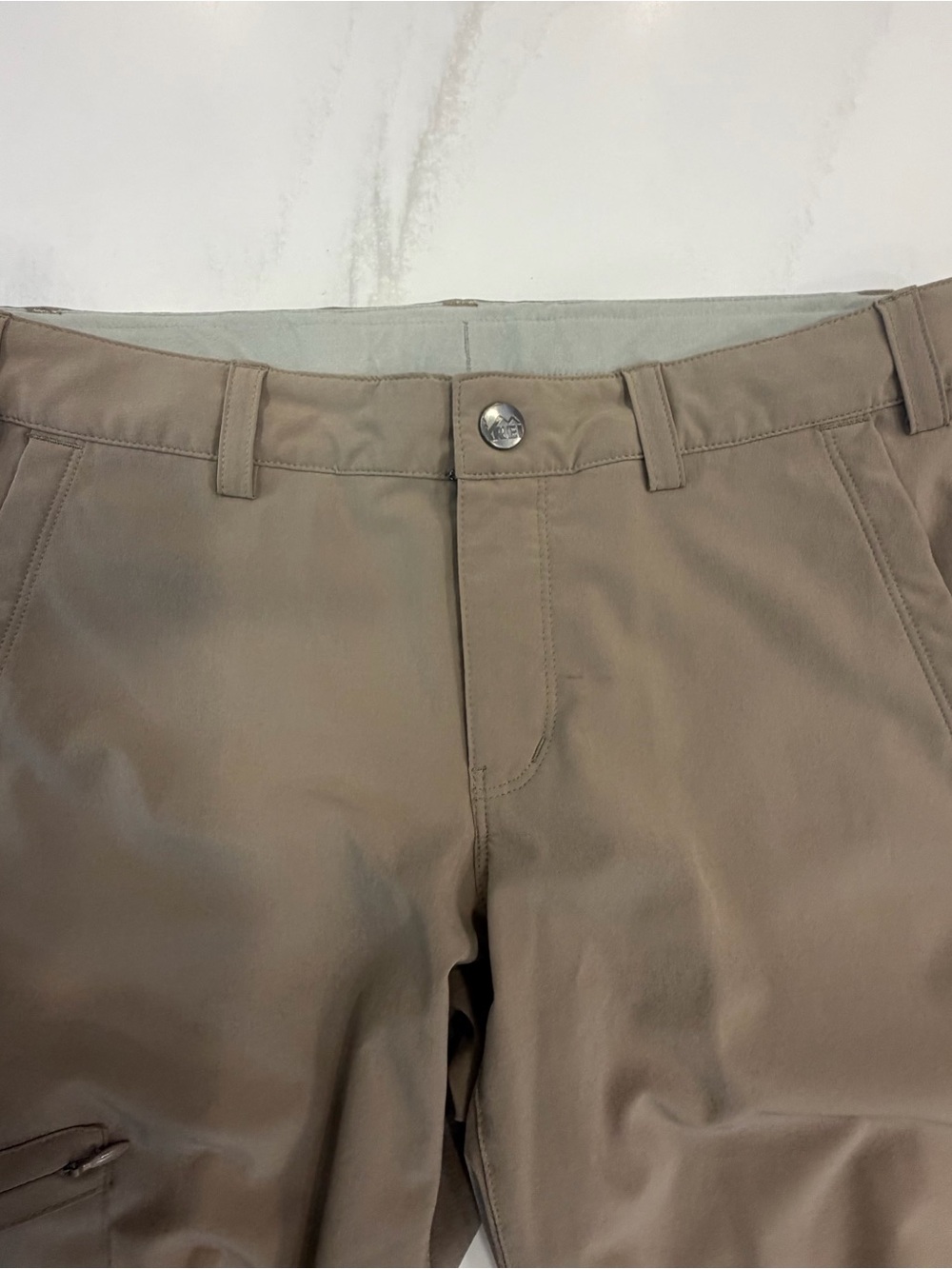 REI Hiking pants, roll up options, quick dry women's size 6